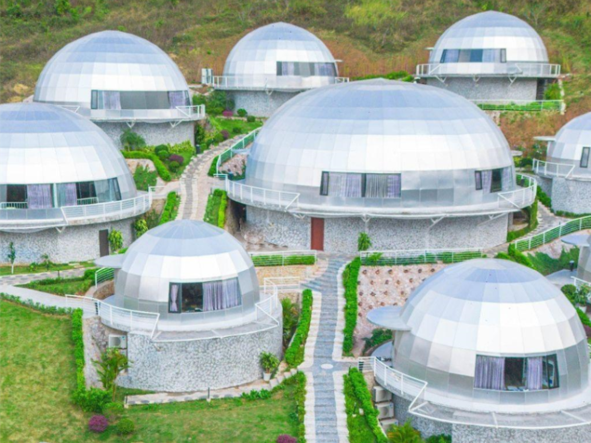 dịch vụ lưu trú Nebula Glamping nhìn đẹp, hiện đại